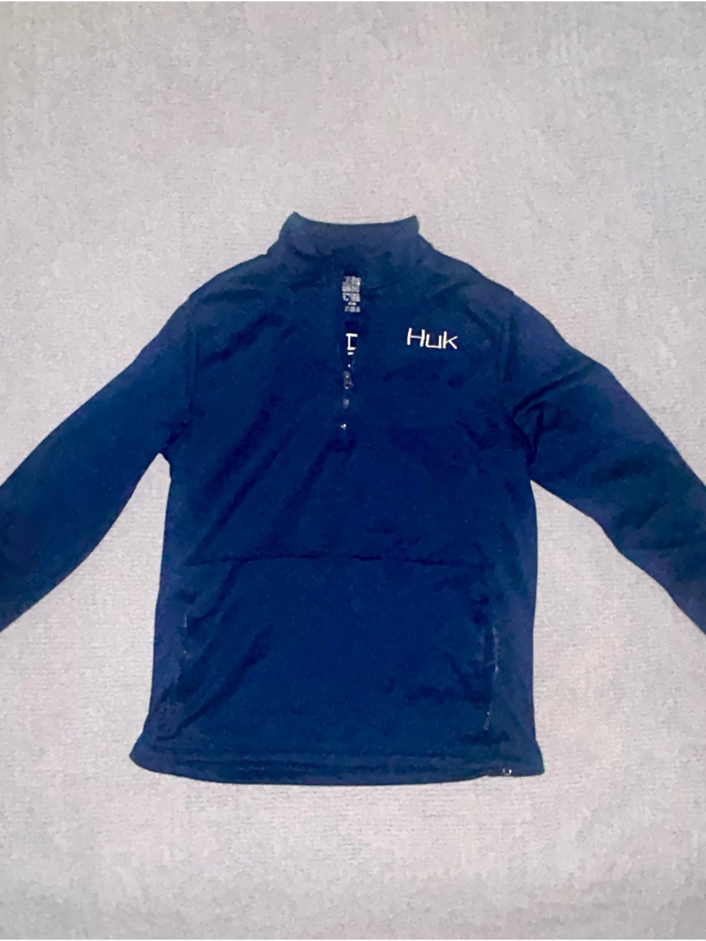 Huk Men’s Navy Long-Sleeve Performance Pullover